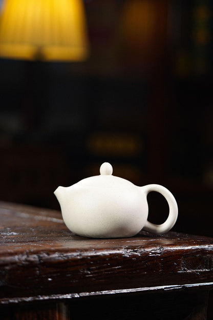 Chinese Tea Pot Real Yixing Zisha White Clay Handmade Kungfu Tea Pot 200ml New