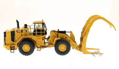 1:50 DM 988K WHEEL LOADER WITH LOG GRAPPLE Construction Machine Diecast Model