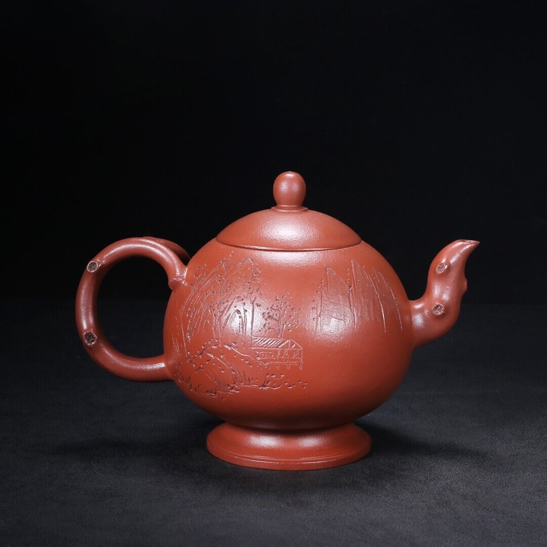 Chinese Yixing Zisha Clay Handmade Exquisite Teapot（dragon egg 蒋蓉）