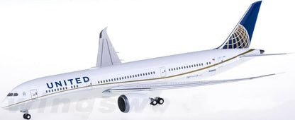 1:200 32CM Hogan UNITED BOEING 787-9 Passenger Airplane ABS Plastic Plane Model