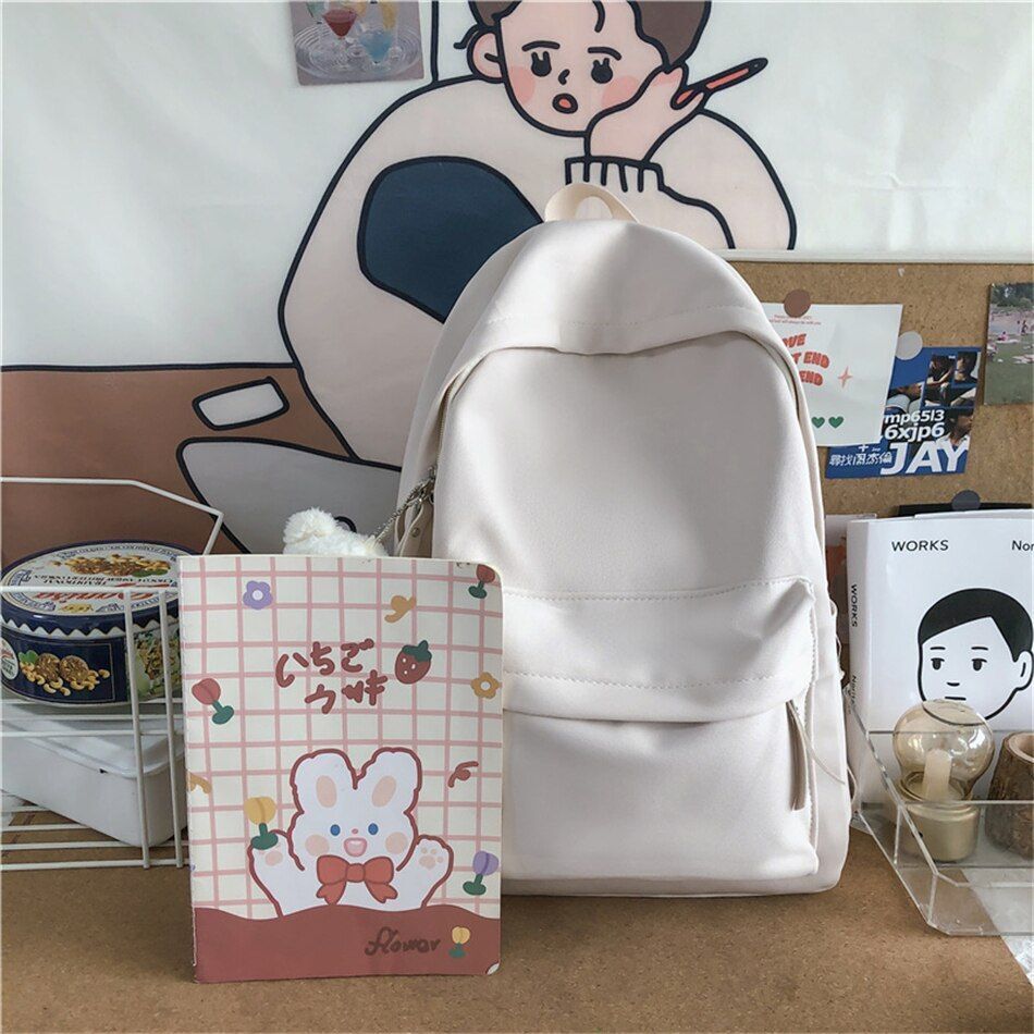 Cute School Backpack Purse Women Nylon Softback Book Fashion Travel Rucksack 1PC