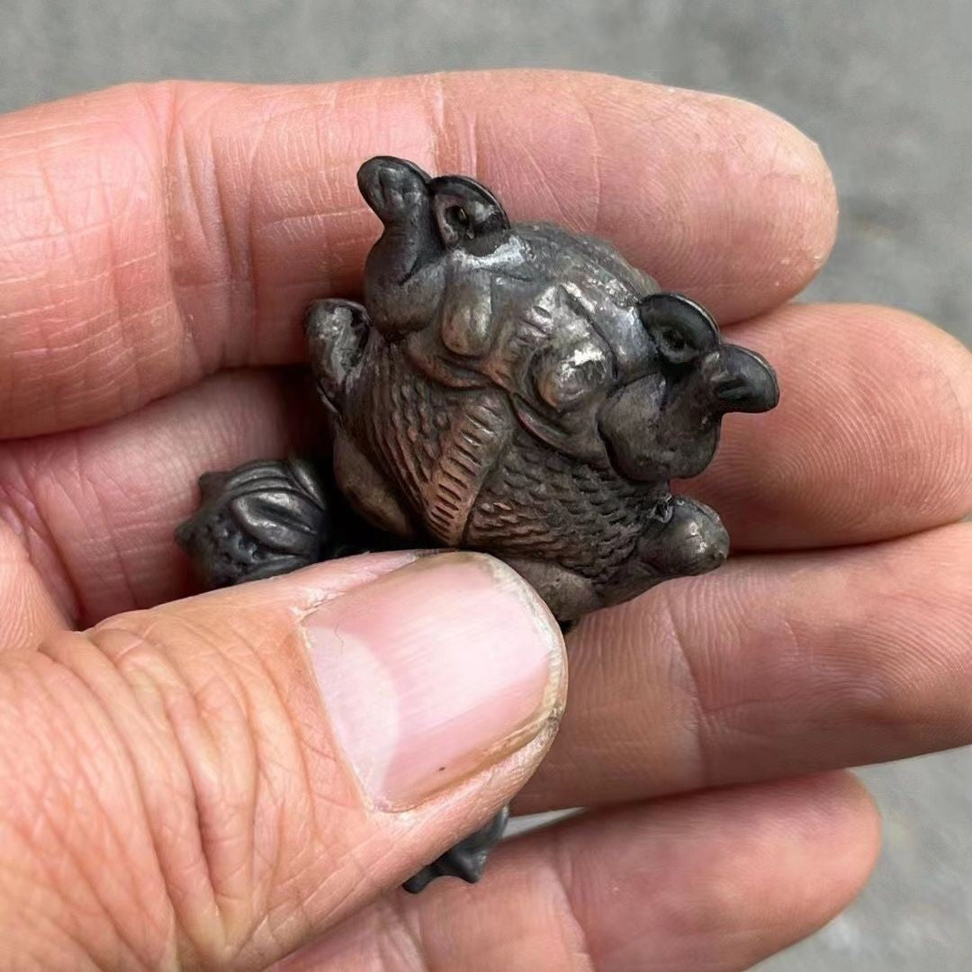 Tibetan Silver Goldfish Tassel Pendant Vintage DIY Jewelry Craft Charm