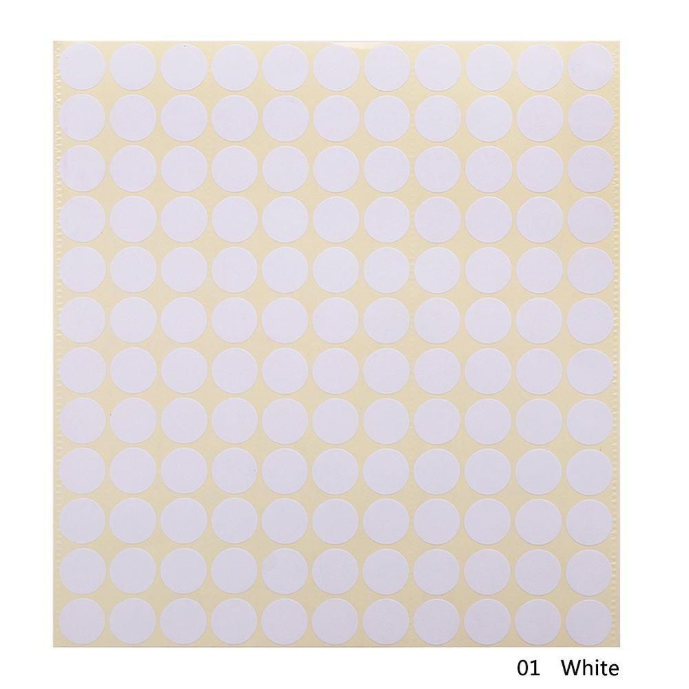 Paper Stickers 132Pcs Colorful Sheets Glass Essential Oil Bottle Caps Lid Labels