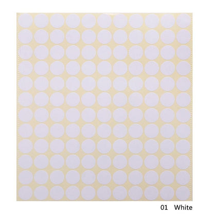 Paper Stickers 132Pcs Colorful Sheets Glass Essential Oil Bottle Caps Lid Labels
