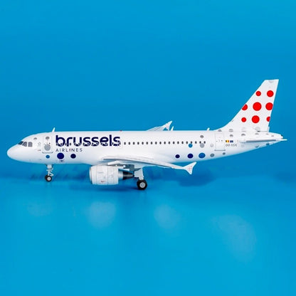 1:200 JC Wings Brussels Airlines Airbus A319 Passenger Airplane Diecast Model