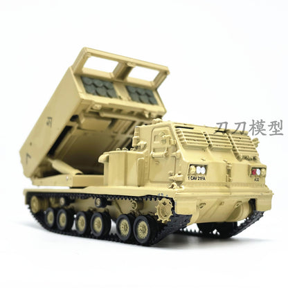 1:72 US.M270 Multiple Rocket Launcher Desert Model finished