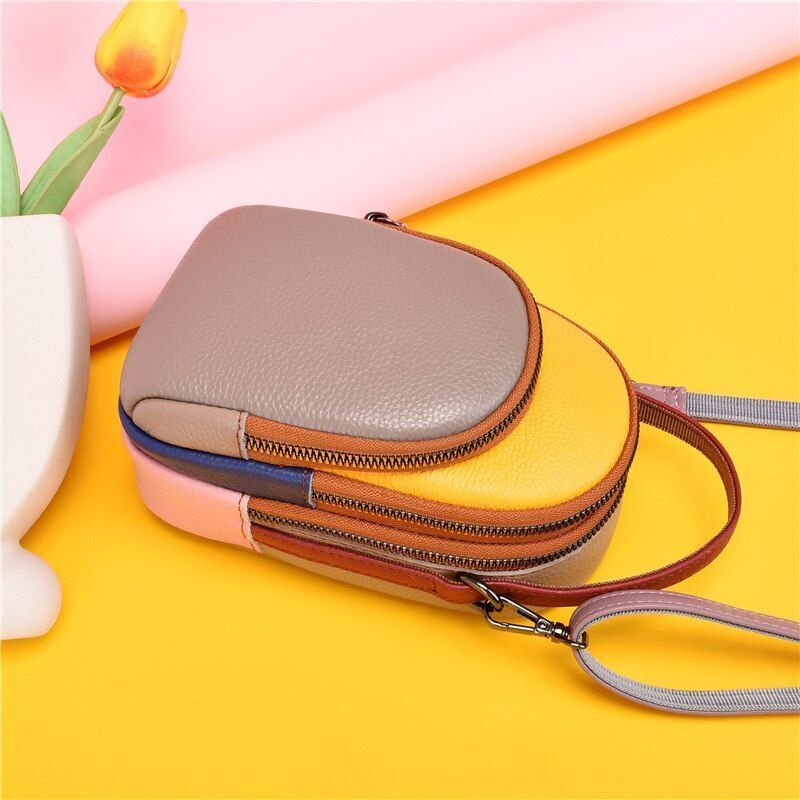 Women Handbag Leather Shoulder Bag Fashion Messenger Purse Soft Wallet Polyester