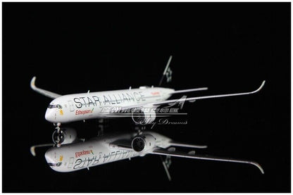 1:400 JC Wings Ethiopian STAR ALLIANCE AIRBUS A350-900XWB Airplane Diecast Model