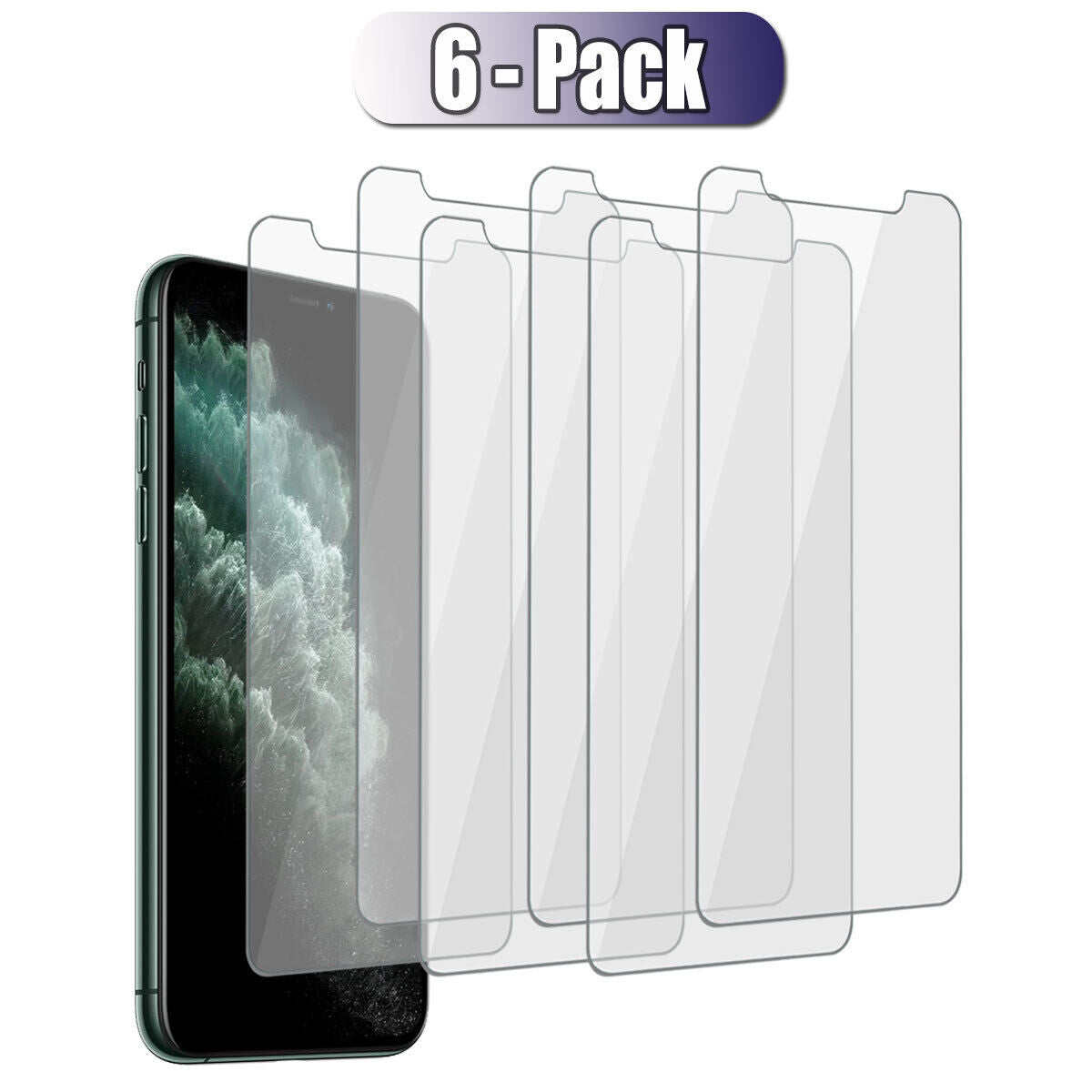 For Apple iPhone 11 / 11 Pro / 11 Pro Max Tempered Glass Clear Screen Protector