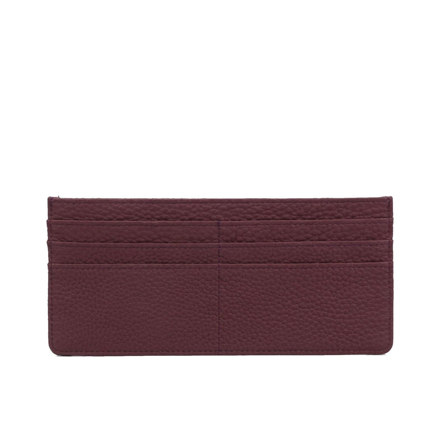 Genuine Leather Card Wallet Flat Purse Ultra Thin Leather Long Wallet 9*20 CM