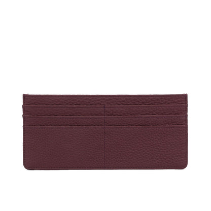 Genuine Leather Card Wallet Flat Purse Ultra Thin Leather Long Wallet 9*20 CM