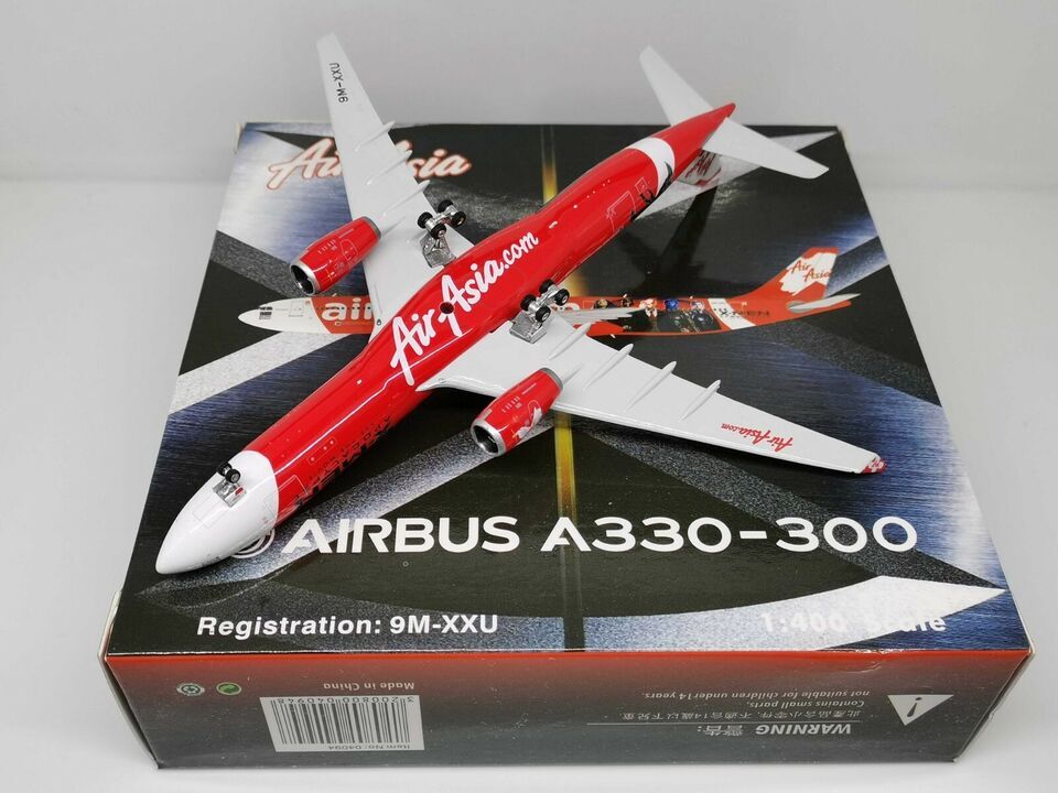1:400 Phoenix Air Asia AIRBUS A330-300 Passenger Airplane Diecast Aircraft Model