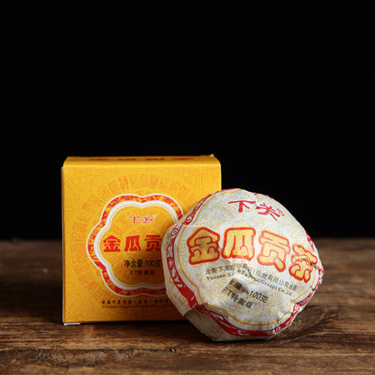 Golden Melon Gong Tuo FT * 2013 XiaGuan Pu-erh Tea Puer Raw TuoCha 100g Box