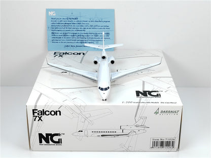 1:200 NG Models Dassault Aviation Falcon 7X Diecast Aircraft Model