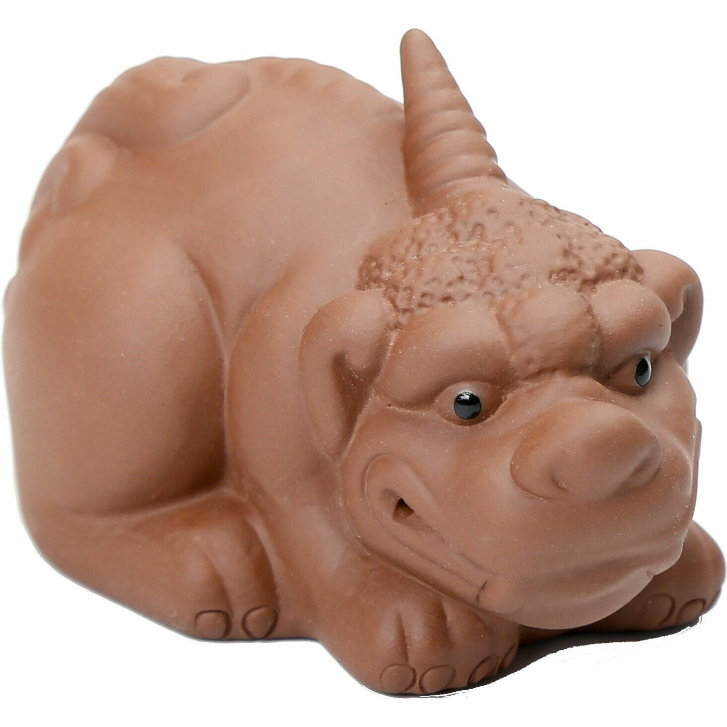 Creative Tea Pet Yixing Zisha Wealthy Mascot Purple Clay Table Decoration Small