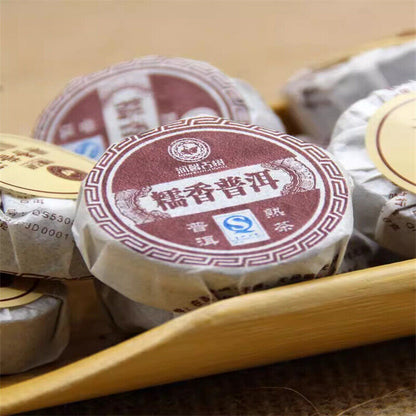 500g Dai Jia Nuoxiang Tuo Tea Yunnan Pu'er Ripe Tea Nuoxiang Tuo Mini Tuo Tea