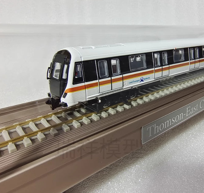 1/87 Scale Singapore T251 Subway Train Model Simulated Toy Gift