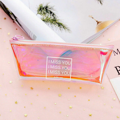 travel Cosmetic Bag Nylon Women Men Makeup Bags Toiletries Make up Cases