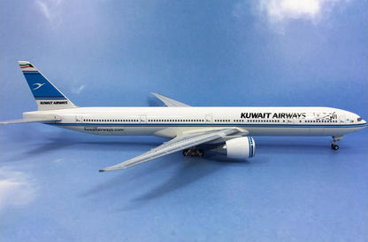 37CM 1:200 Risesoon KUWAIT BOEING 777-300 Passenger Airplane ABS Plastic Model