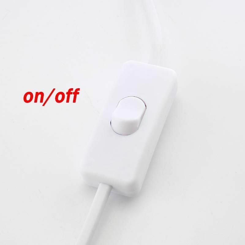 Desk Light Clip On E27 Socket 3 Head Flexible Off Switch Lamp Holder LED Plant