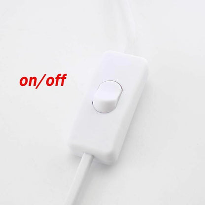 Desk Light Clip On E27 Socket 3 Head Flexible Off Switch Lamp Holder LED Plant