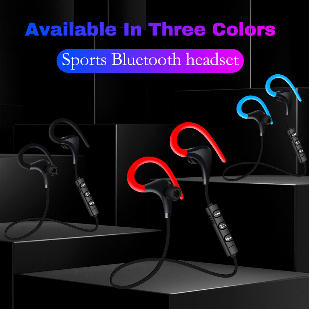 Ear Hook Headphone Wireless Bluetooth 5.0 Headphones Noise Canceling Earbuds