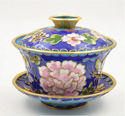 Cloisonne, Silk Cup, Tea Bowl, Tea Set, Tea Cup, Special Household Decoration
