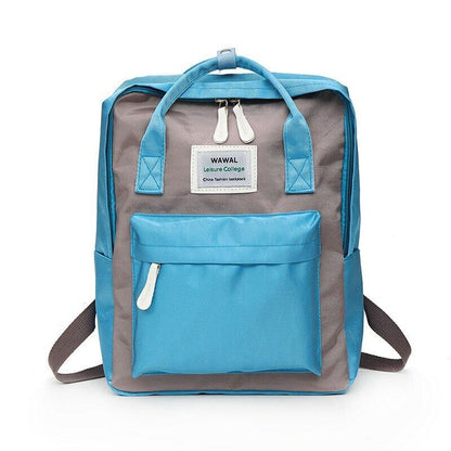 Teenagers School Bag Girl's Campus Canvas Backpack College Women Laptop Rucksack