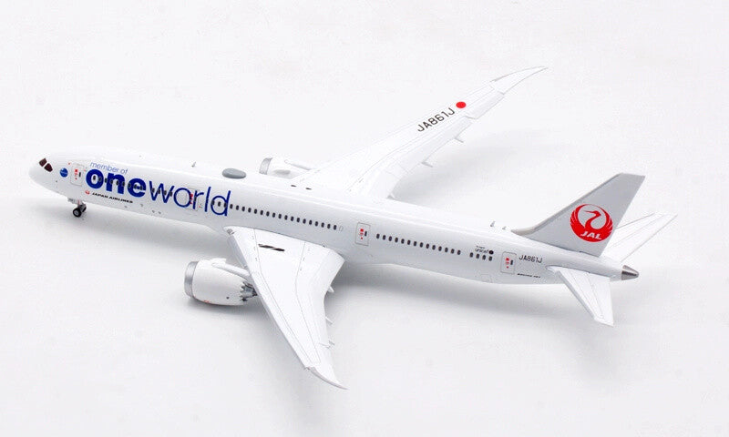 JC wings JAPAN AIRLINES for BOEING B787-9 JA861J Flaps down 1/400 Aircraft Model