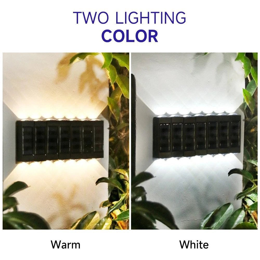 Solar Wall Lights Outdoor – Modern LED Porch & Garden Lamp