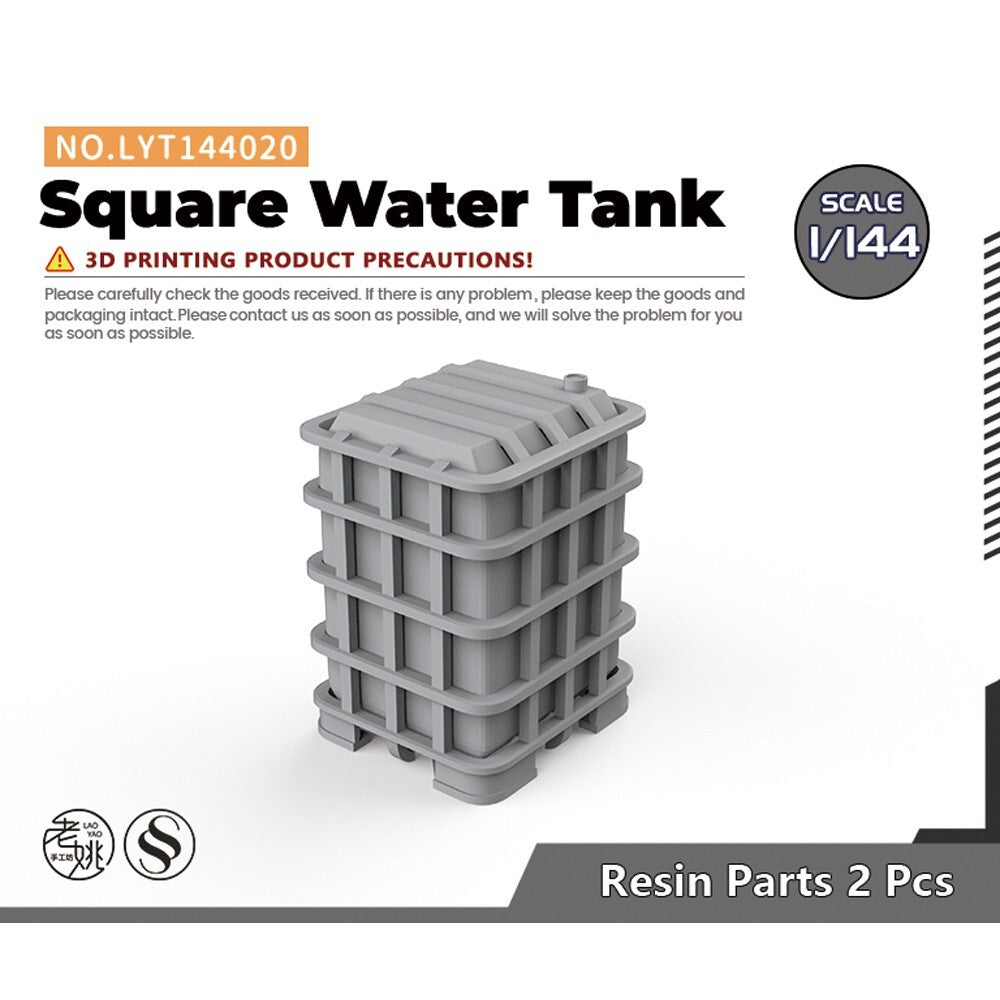 Yao's Studio LYT144020 1/144 Square Water Tank For Model Railroads