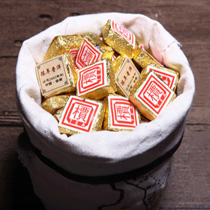 Ripe Pu Erh Tea Mini Brick Yunnan Bohai Square Compressed Tea 50g to 500g
