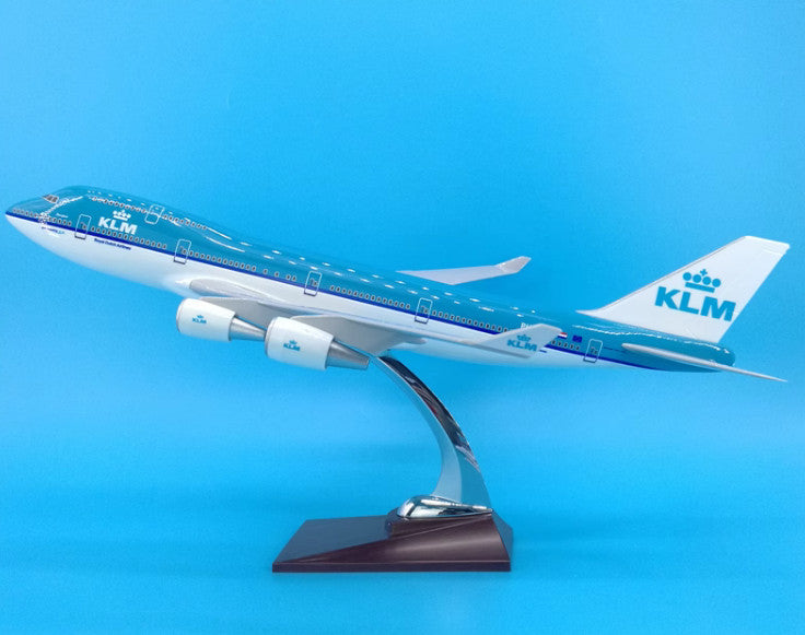 47CM 1:150 KLM BOEING 747-400 PH-BFB Passenger Airplane Resin Aircraft Model