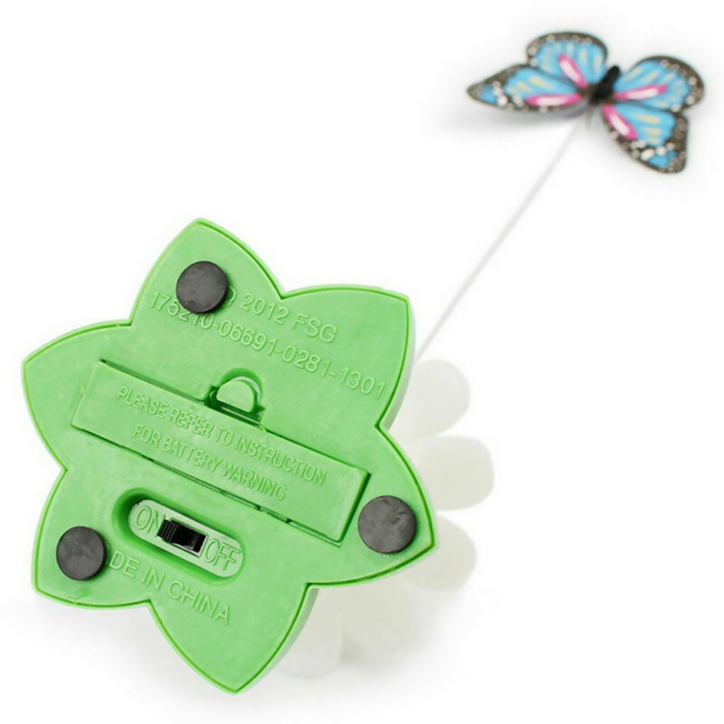 Fun Pet Electric Rotating Butterfly Toy For Cat Teaser Training Interactive Toys