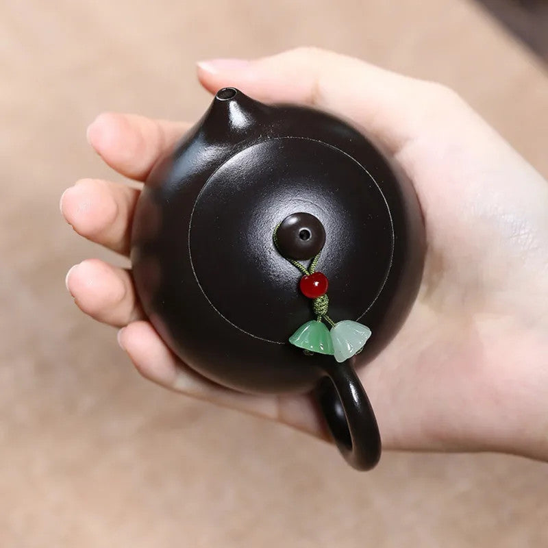 90ml Chinese Yixing Purple Clay Handmade Zisha Tea Pot Xishi Kettle Teaware