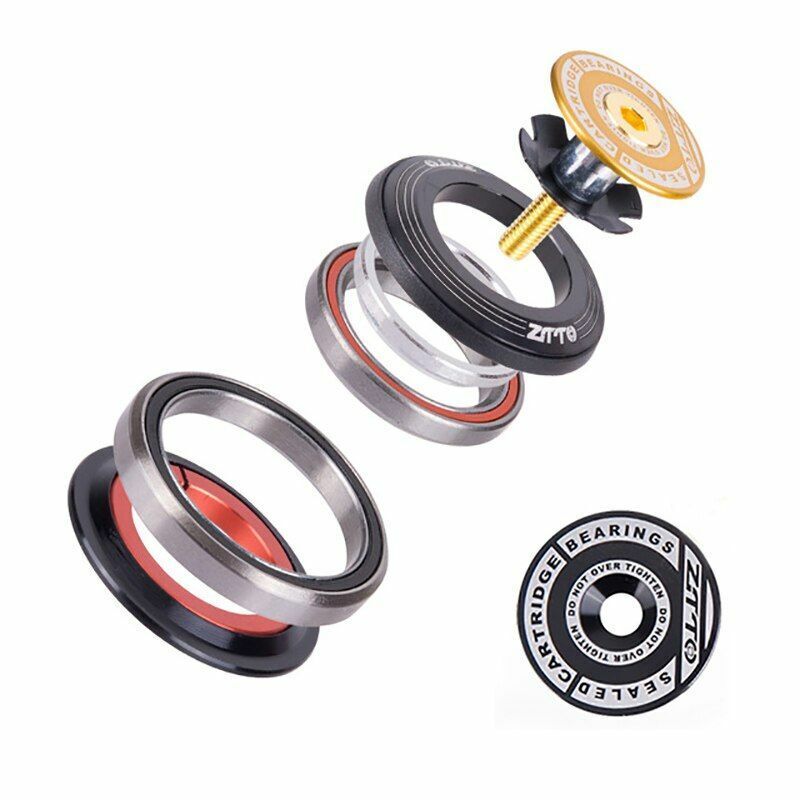 Bicycle Headset 42mm 52mm CNC 1 1/8"-1 1/2" MTB Bearing Tapered Tube Fork Steer