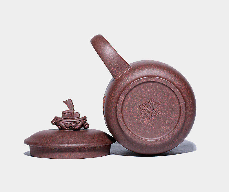 Full Handmade Office Cup With Handle Lid Health Care Real Yixing Zisha Tea Mug