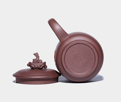 Full Handmade Office Cup With Handle Lid Health Care Real Yixing Zisha Tea Mug