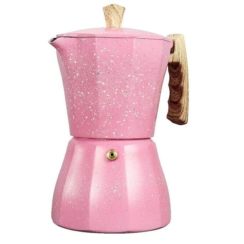 Coffee Pot 150ml Stovetop Espresso Shot Mocha Maker Kettle 15x12x15.5cm Aluminum