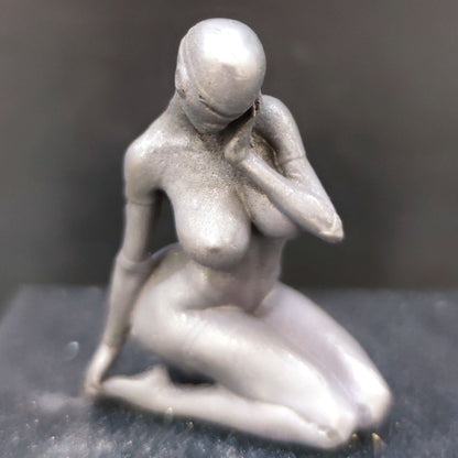 Copper Beauty Mechanical Female Robot Goddess Ornaments Statue art Gift