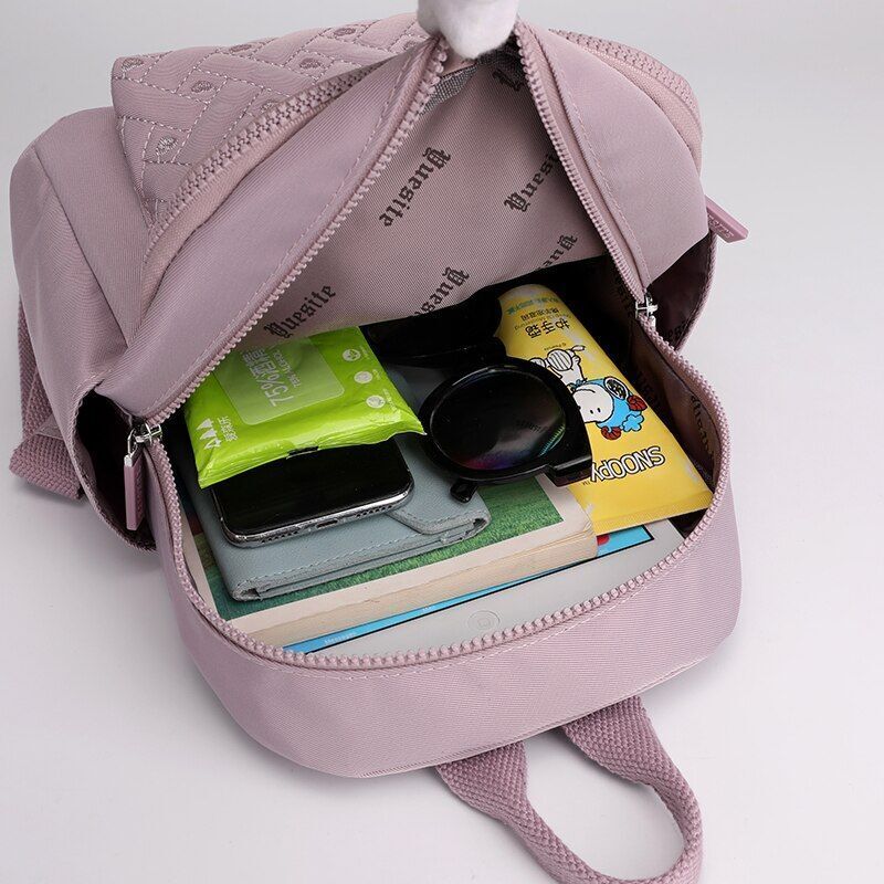 Small Bag Backpack Spring Nylon Traveling Backpack Shopping Small Bag Softback