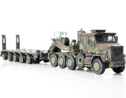 1:72 Panzerkampf M1070 Heavy Epuipment US ARMY Truck Transporter Diecast Model