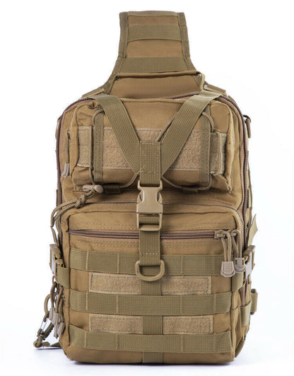Tactical Pack Sling Backpack Rucksack Bag for Hiking Camping Hunting trekking