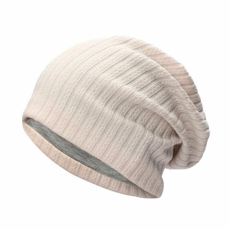 Beanie Cap Thermal Elastic Knitted Cotton Warm Hat Autumn Spring Outdoor Sports