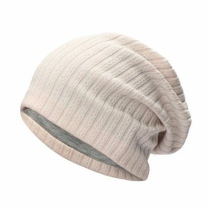Beanie Cap Thermal Elastic Knitted Cotton Warm Hat Autumn Spring Outdoor Sports