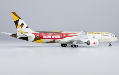 1:400 NG Model ETIHAD BOEING 787-9 Passenger Aircraft Diecast Airplane Model