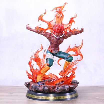 Anime Naruto Shippuden Might Guy Eight Gates PVC Action Figure Model Toy Statue