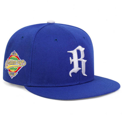 R Letter Snapback Baseball Cap Hat Adjustable Cali Era Hip Hop Flat Men Cotton