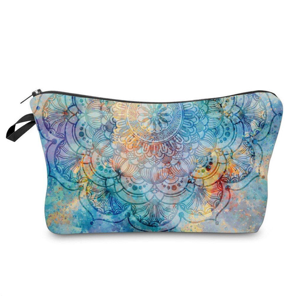 Colorful Pattern Women Travel Storage Bag Cosmetic Bag Waterproof Make Up Bags