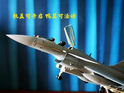 1:48 37CM AVIC China J-10C Fighter Jet Plane Diecast Military Aircraft Model